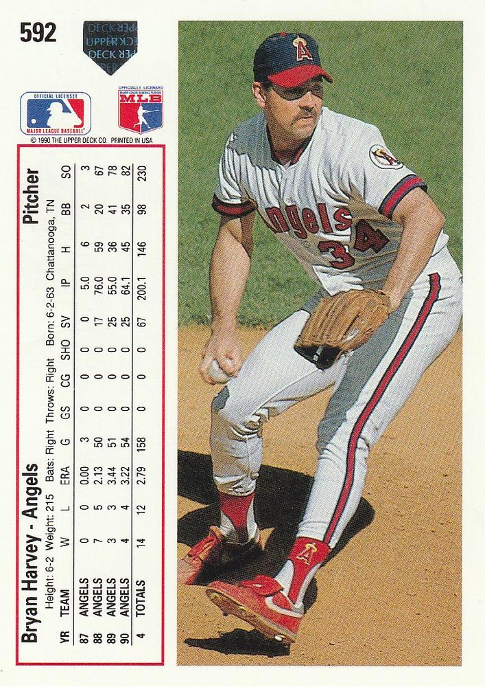 Bryan Harvey  baseball card collectible - Main Image 2