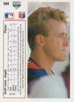 Scott Lewis  baseball card collectible - Main Image 2