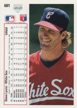 Steve Lyons  baseball card collectible - Main Image 2