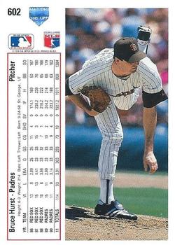 Bruce Hurst  baseball card collectible - Main Image 2