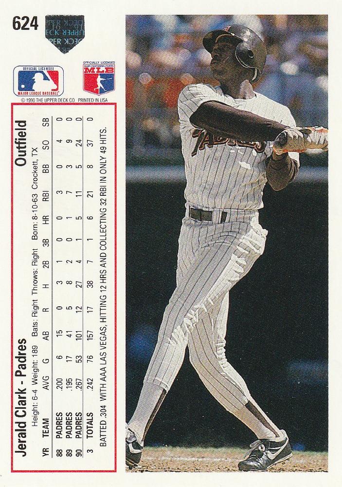 Jerald Clark  baseball card collectible - Main Image 2