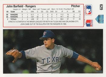 John Barfield  baseball card collectible - Main Image 2