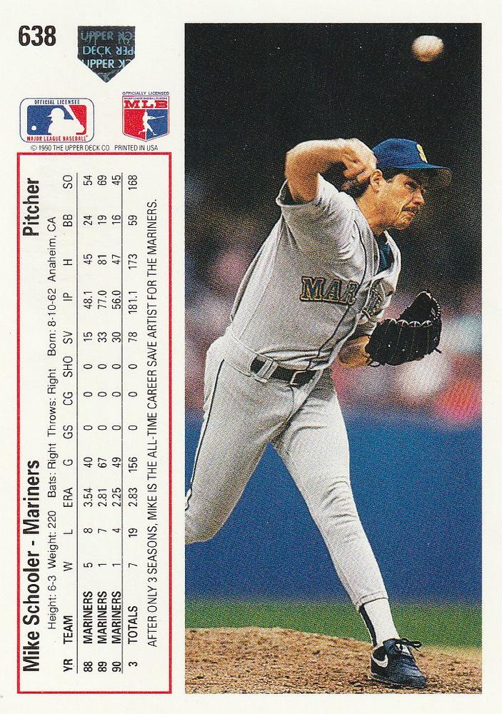 Mike Schooler  baseball card collectible - Main Image 2