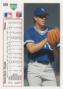 Storm Davis  baseball card collectible - Main Image 2