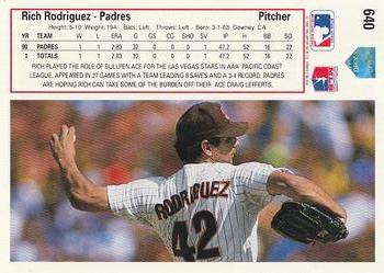 Rich Rodriguez  baseball card collectible - Main Image 2