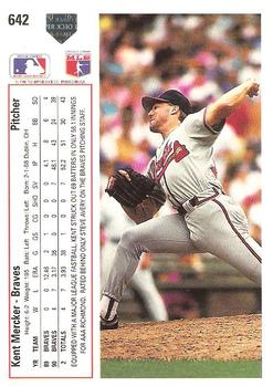 Kent Mercker  baseball card collectible - Main Image 2