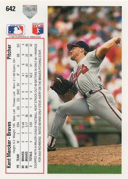 Kent Mercker  baseball card collectible - Main Image 2