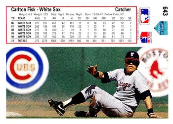 Carlton Fisk  baseball card collectible - Main Image 2