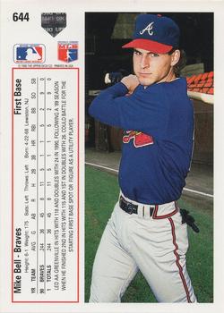 Mike Bell  baseball card collectible - Main Image 2
