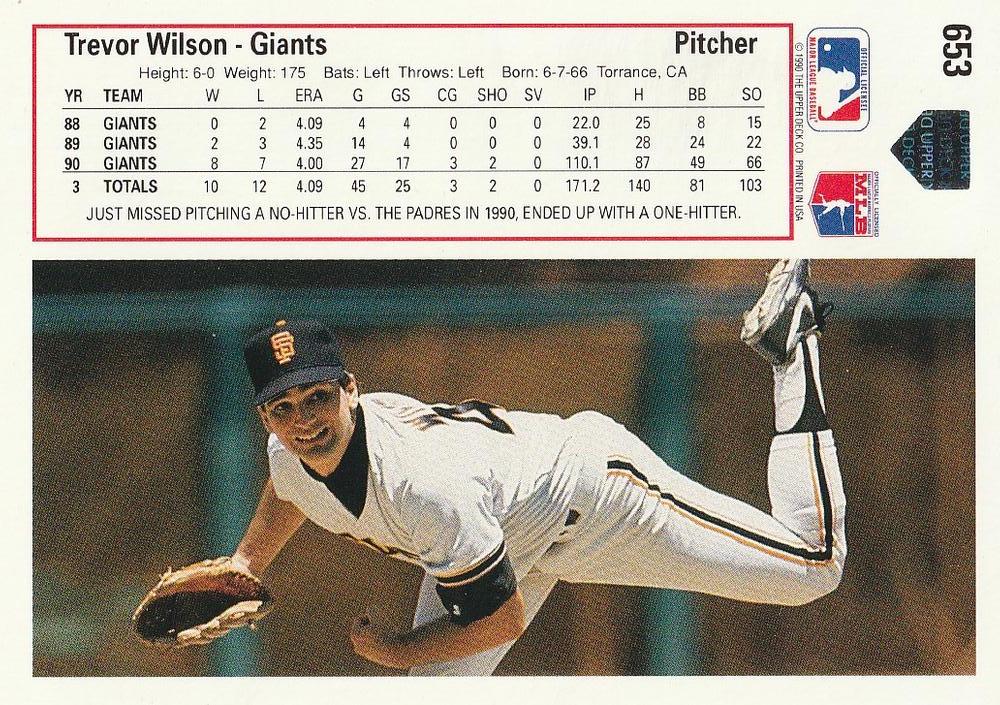 Trevor Wilson  baseball card collectible - Main Image 2