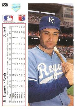 Jim Eisenreich  baseball card collectible - Main Image 2