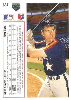 Mike Simms  baseball card collectible - Main Image 2