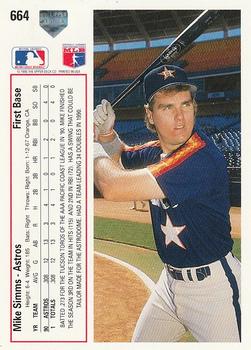 Mike Simms  baseball card collectible - Main Image 2