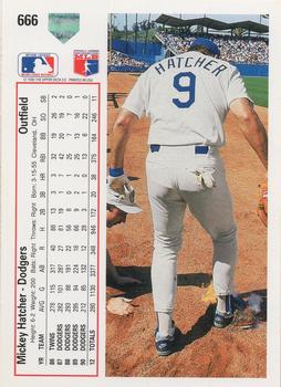 Mickey Hatcher  baseball card collectible - Main Image 2
