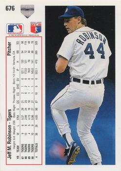 Jeff M. Robinson  baseball card collectible - Main Image 2