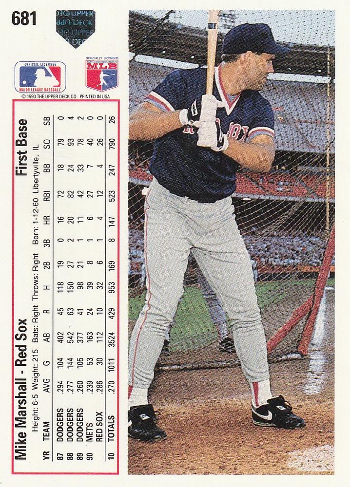 Mike Marshall  baseball card collectible - Main Image 2