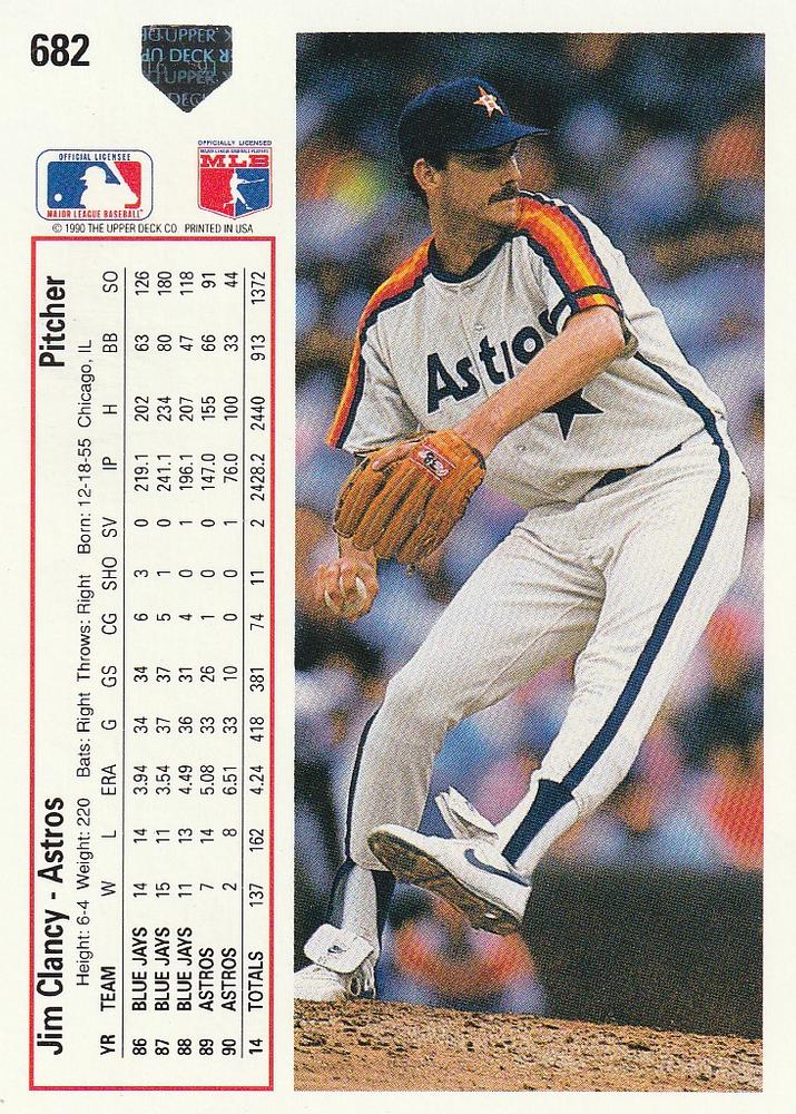 Jim Clancy  baseball card collectible - Main Image 2