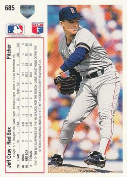 Jeff Gray  baseball card collectible - Main Image 2