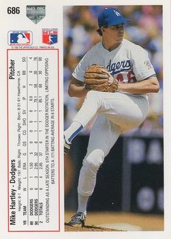 Mike Hartley  baseball card collectible - Main Image 2