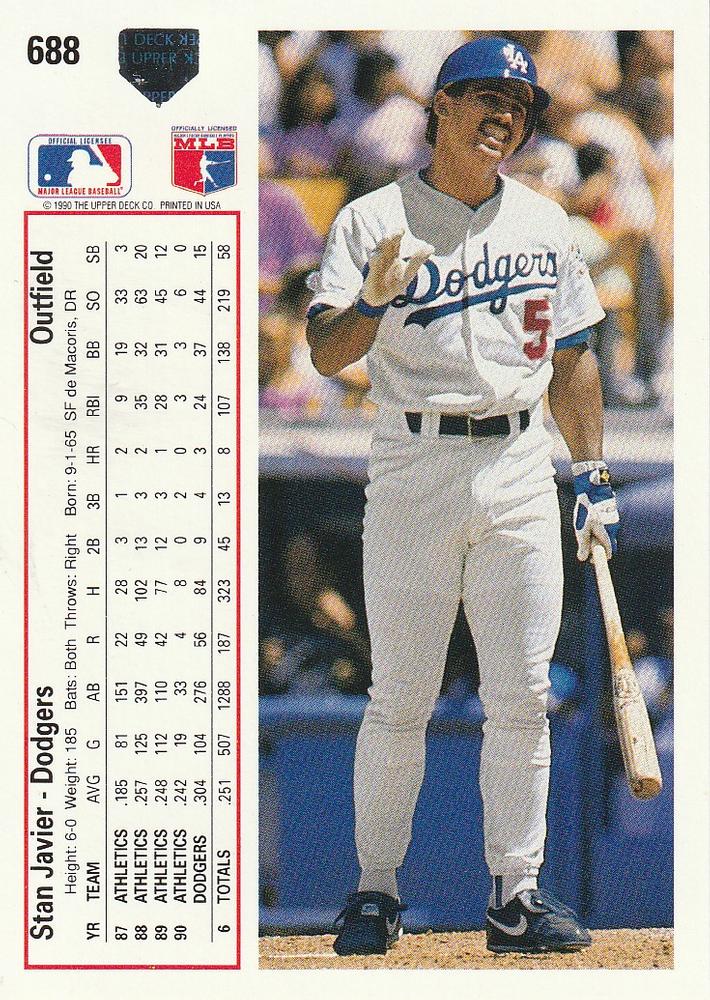 Stan Javier  baseball card collectible - Main Image 2