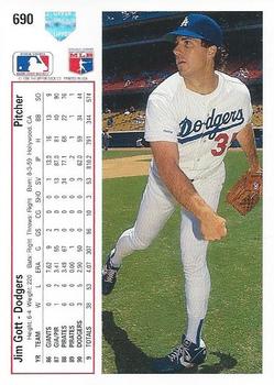 Jim Gott  baseball card collectible - Main Image 2