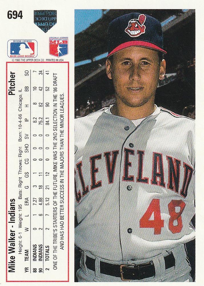 Mike Walker  baseball card collectible - Main Image 2