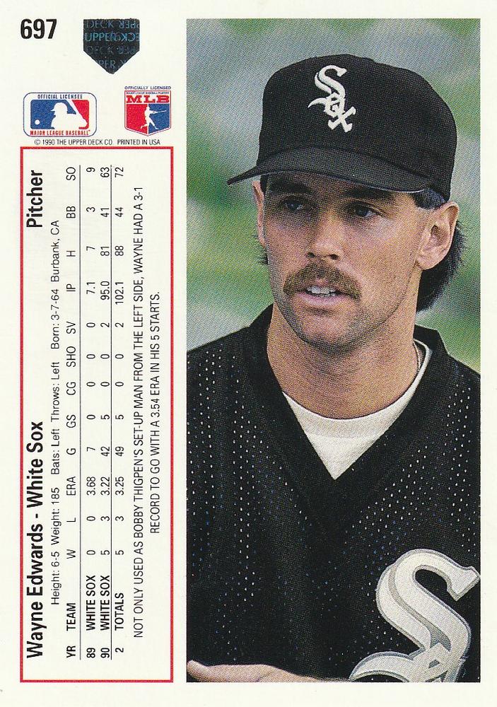 Wayne Edwards  baseball card collectible - Main Image 2