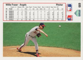 Willie Fraser  baseball card collectible - Main Image 2