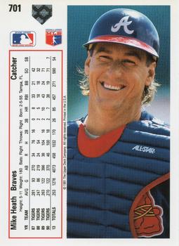Mike Heath  baseball card collectible - Main Image 2