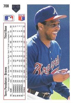 Terry Pendleton  baseball card collectible - Main Image 2