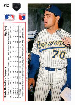 Dante Bichette  baseball card collectible - Main Image 2