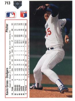 Kevin Gross  baseball card collectible - Main Image 2
