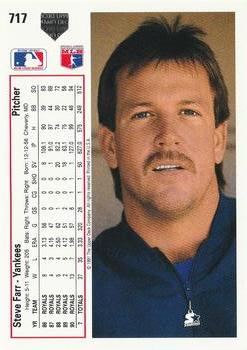 Steve Farr  baseball card collectible - Main Image 2