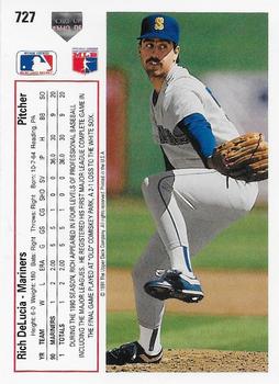 Rich DeLucia  baseball card collectible - Main Image 2