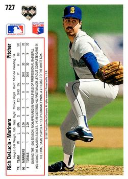 Rich DeLucia  baseball card collectible - Main Image 2
