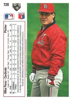 Mike Perez  baseball card collectible - Main Image 2