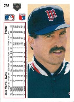 Jack Morris  baseball card collectible - Main Image 2
