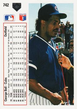 George Bell  baseball card collectible - Main Image 2