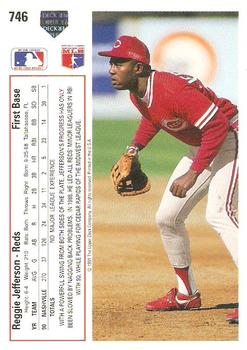 Reggie Jefferson  baseball card collectible - Main Image 2