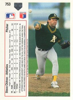 Steve Chitren  baseball card collectible - Main Image 2