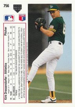 Kirk Dressendorfer  baseball card collectible - Main Image 2