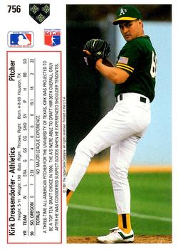 Kirk Dressendorfer  baseball card collectible - Main Image 2