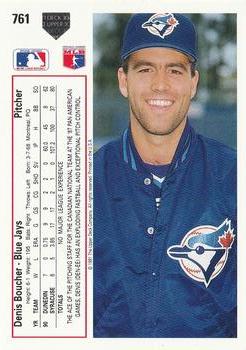 Denis Boucher  baseball card collectible - Main Image 2