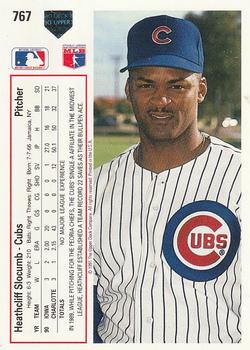 Heathcliff Slocumb  baseball card collectible - Main Image 2