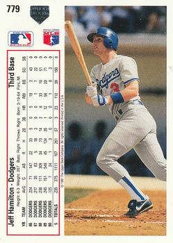 Jeff Hamilton  baseball card collectible - Main Image 2