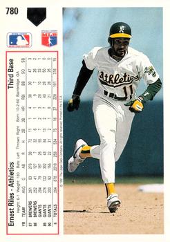 Ernest Riles  baseball card collectible - Main Image 2