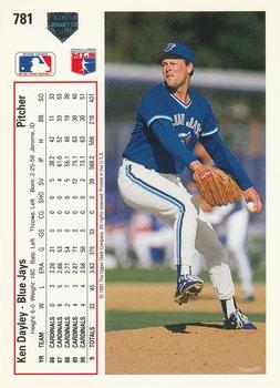 Ken Dayley  baseball card collectible - Main Image 2