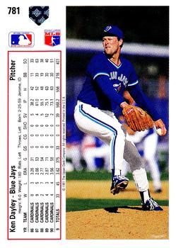 Ken Dayley  baseball card collectible - Main Image 2