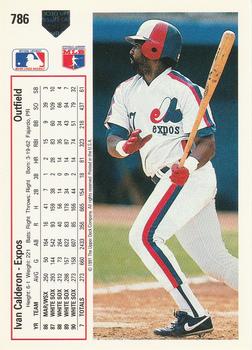 Ivan Calderon  baseball card collectible - Main Image 2