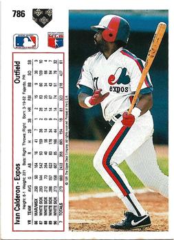 Ivan Calderon  baseball card collectible - Main Image 2